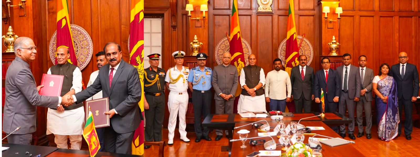 Sri Lanka, India Ink Three MoUs On Defence